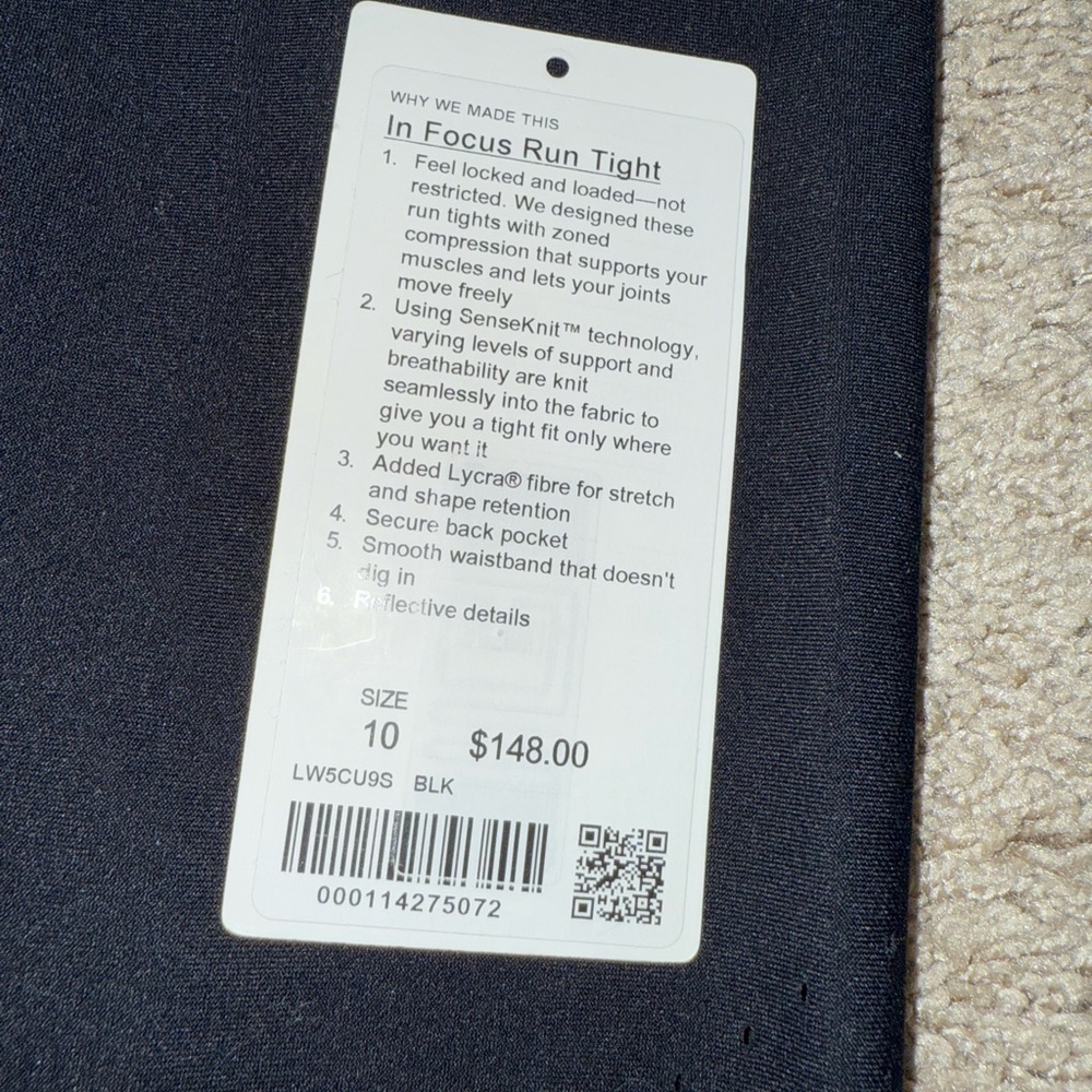 Lululemon In Focus Run Tight - Picture 2 of 4